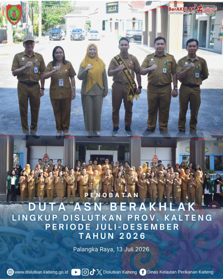 Gambar Penobatan Duta ASN BerAkhlak Lingkup Dislutkan Prov. Kalteng Periode Juli - Desember Tahun 2026