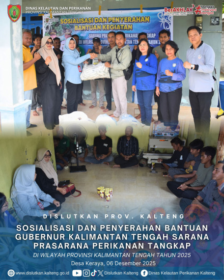 Gambar Penyerahan Bantuan Gubernur Kalteng