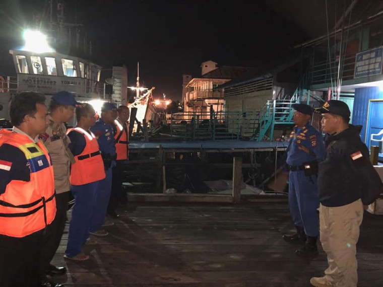 Gambar Kegiatan koordinasi Mako Polair dan pelaksanaan Patroli bersama Operasi Pengawasan di perairan Pesisir Laut, di Kotawaringin Barat...