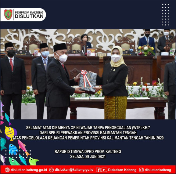 Gambar Selamat dan Sukses Atas Diraihnya Opini  Wajar Tanpa Pengecualian (WTP) Ke-7