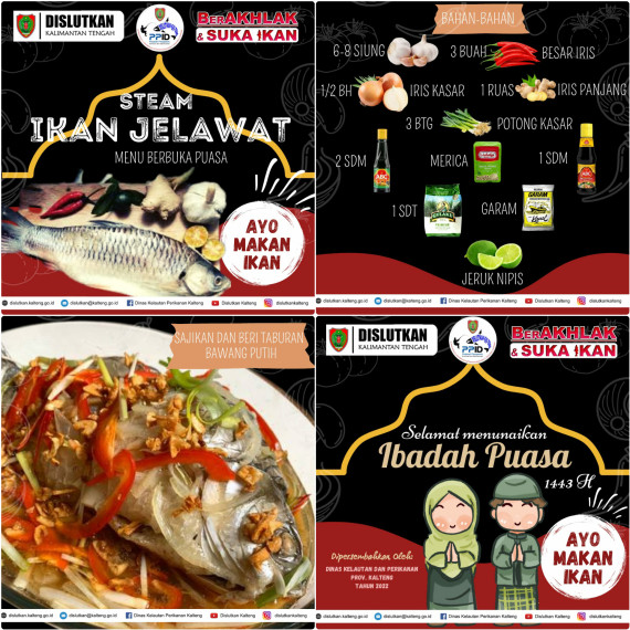 Gambar Berbuka puasa dengan Steam Ikan Jelawat
