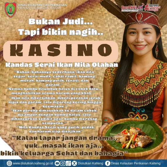 Gambar KASINO (Kandas Serai Ikan Nila Olahan)