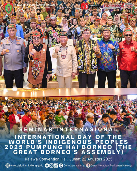 Gambar Seminar Internasional "International Day of The World's Indigenous People 2025 Pumpung Hai Borneo (The Great Borneos Assembly)"