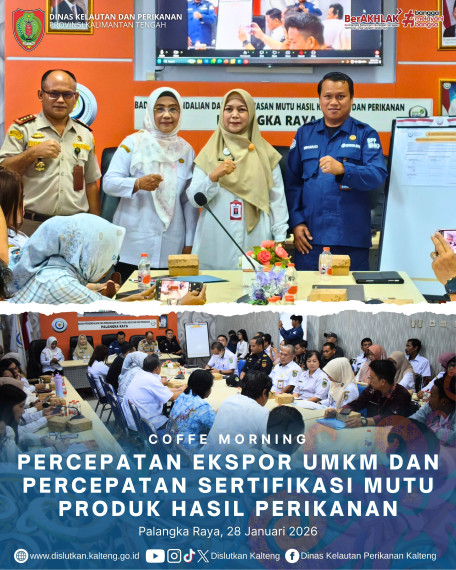 Gambar Coffee Morning Percepatan Ekspor UMKM dan Percepatan Sertifikasi Mutu Produk Hasil Perikanan