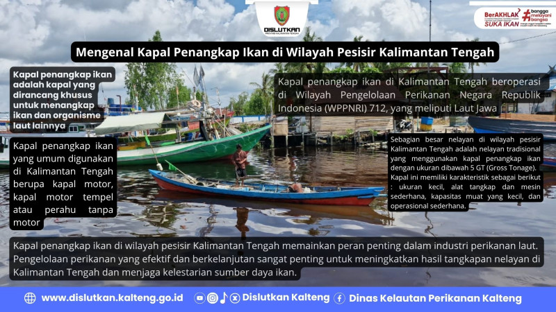 Gambar Mengenal Kapal Penangkap Ikan di Wilayah Pesisir Kalimantan Tengah