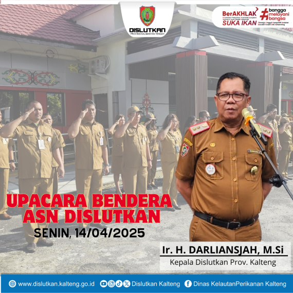 Gambar Upacara bendera pagi ASN Dislutkan Prov. Kalteng, Senin (14/11/2023)