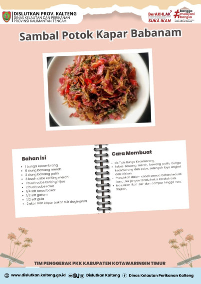 Gambar Sambal Potok Ikan Bebanam