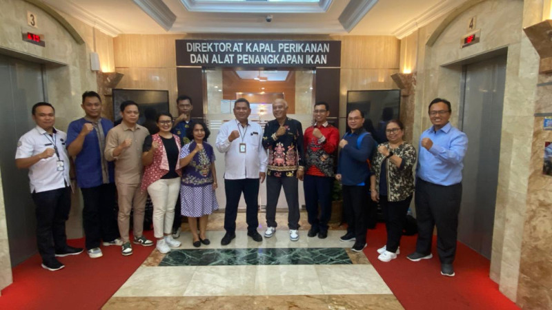 Gambar Dislutkan Prov. Kalteng Audiensi KKP Koordinasikan Tata Kelola Pelabuhan Perikanan