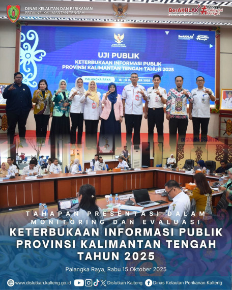 Gambar Tahapan Presentasi dalam Monitoring dan Evaluasi Keterbukaan Informasi Publik Dislutkan Prov. Kalteng Tahun 2025