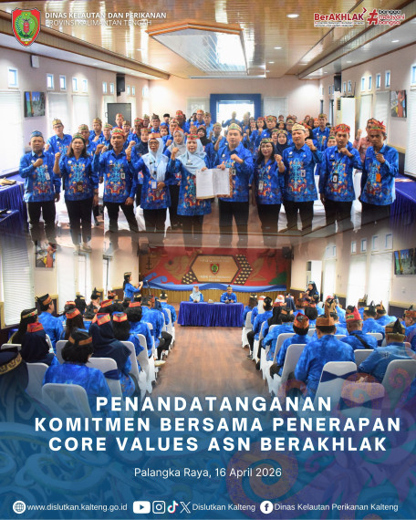 Gambar Penandatanganan Komitmen Bersama Penerapan Core Values ASN BerAKHLAK