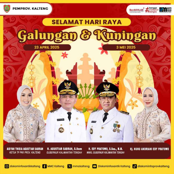 Gambar Pemprov. Kalteng mengucapkan Selamat Hari Raya Galungan & Kuningan