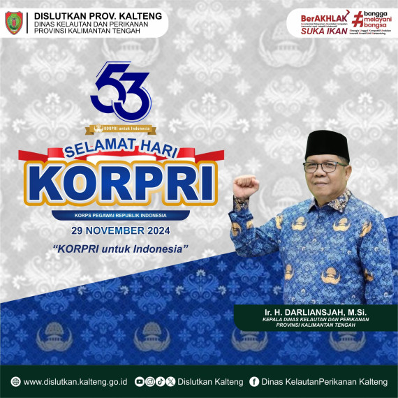 Gambar Selamat Hari KORPRI 29 November 2024 "KORPRI untuk Indonesia"