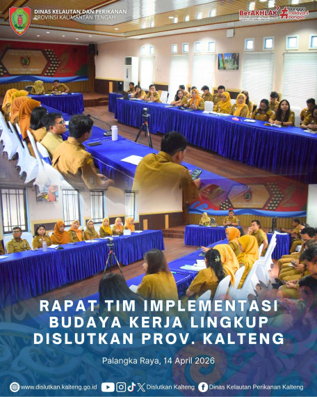 Gambar Rapat Tim Implementasi Budaya Kerja Lingkup Dislutkan Prov. Kalteng