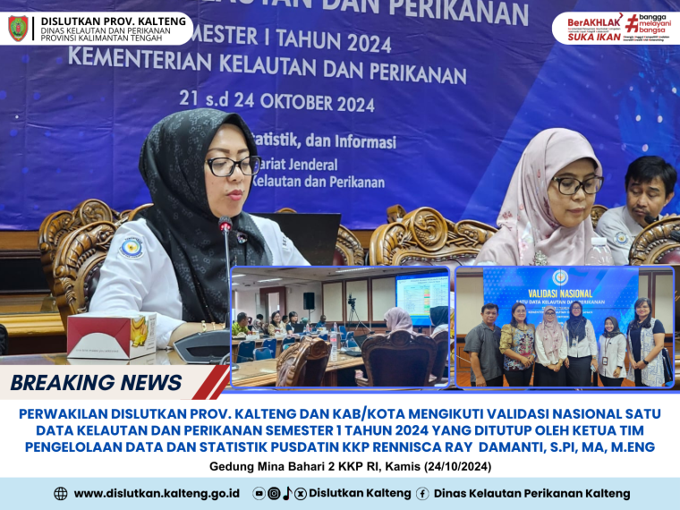 Gambar Validasi Nasional Satu Data Kelautan dan Perikanan Semester 1 Tahun 2024