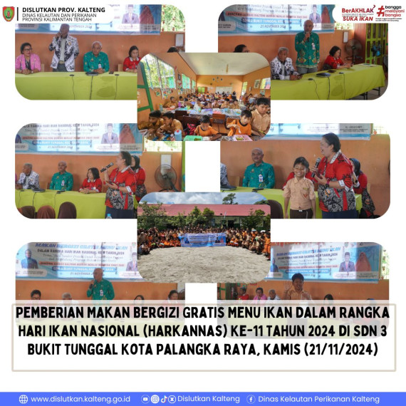 Gambar Pemberian Makan Bergizi Gratis Menu Ikan Dalam Rangka Hari Ikan Nasional (Harkannas) Ke-11 Tahun 2024
