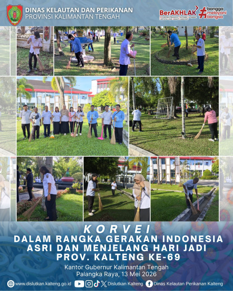 Gambar Korve Dalam Rangka Indonesia ASRI dan Menjelang Hari Jadi Prov. Kalteng Ke-69