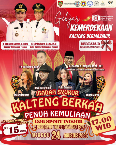 Gambar Gebyar Kemerdekaan Kalteng Bermazmur