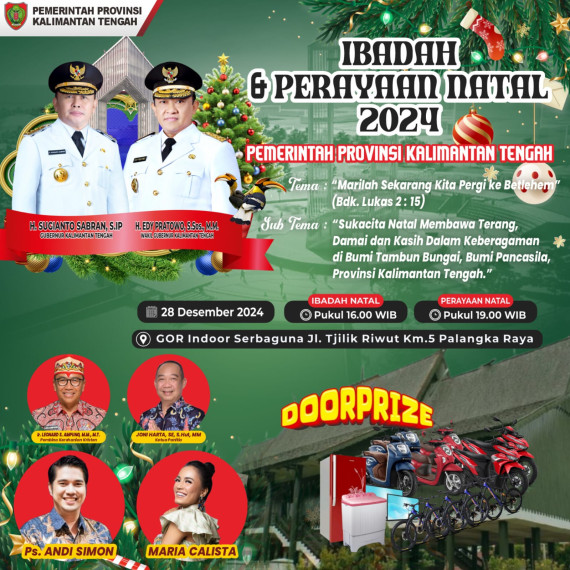 Gambar IBADAH DAN PERAYAAN NATAL PEMPROV KALTENG TAHUN 2024