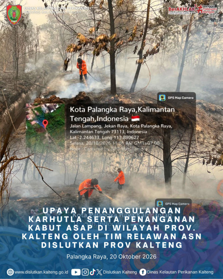Gambar ASN DISLUTKAN KALTENG PEDULI KARHUTLA 20 Oktober 2026