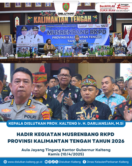 Gambar Kepala Dislutkan Prov. Kalteng Ir. H. Darliansjah, M. Si Hadir Kegiatan Musrenbang RKPD Prov. Kalteng Tahun 2026