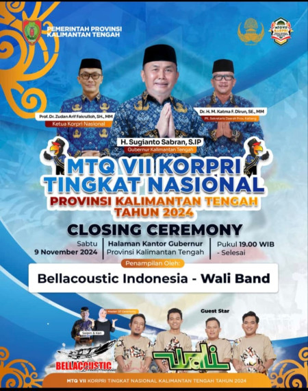 Gambar Hadirilah!!!  Closing Ceremony  MTQ VII Korpri Tingkat Nasional