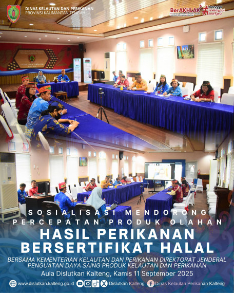 Gambar Sosialisasi Mendorong Percepatan Produk Olahan Hasil Perikanan bersertifikat Halal