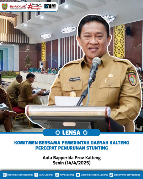 Gambar Komitmen Bersama Pemerintah Daerah Kalteng Percepat Penurunan Stunting