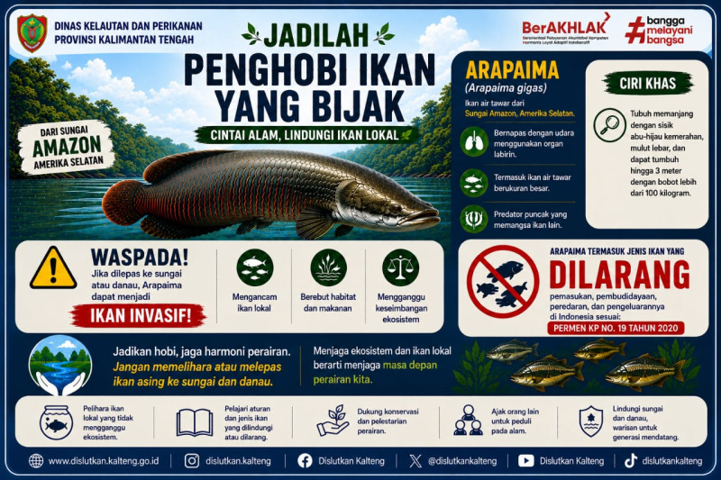 Gambar Arapaima (Arapaima gigas)