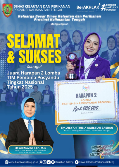 Gambar Keluarga Besar Dislutkan Prov. Kalteng mengucapkan Selamat & Sukses Ketua TP Posyandu Provinsi Kalimantan Tengah