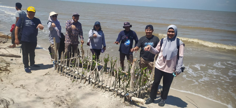 Gambar Pemprov Kalteng Selenggarakan Monev Vegetasi Pantai di Kawasan Shrimp Estate Berkah