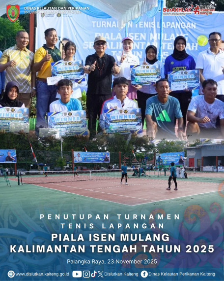 Gambar Penutupan Turnamen Tenis Lapangan Se-Kalimantan Tengah Tahun 2025
