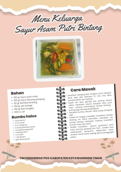 Gambar Menu Keluarga Sayur Asam Putri Bintang
