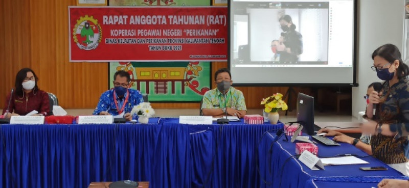 Gambar KPN Perikanan Dislutkan Kalteng laksanakan Rapat Anggota Tahunan Tahun Buku 2021