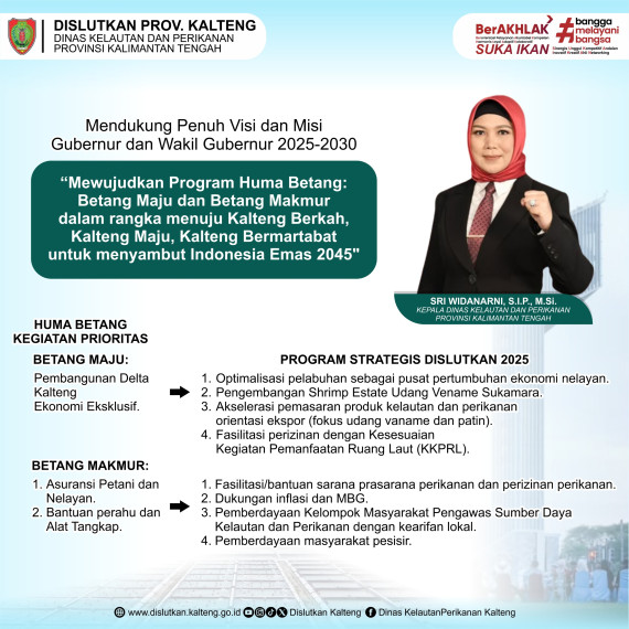 Gambar Dislutkan Prov. Kalteng Mendukung penuh Visi dan Misi Gubernur dan Wakil Gubernur Kalteng 2025-2030