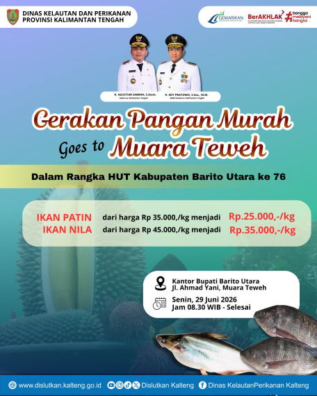 Gambar HUT Kabupaten Barito Utara ke-76 Dislutkan Kalteng menghadirkan Gerakan Pangan Murah (GPM) Goes to Muara Teweh