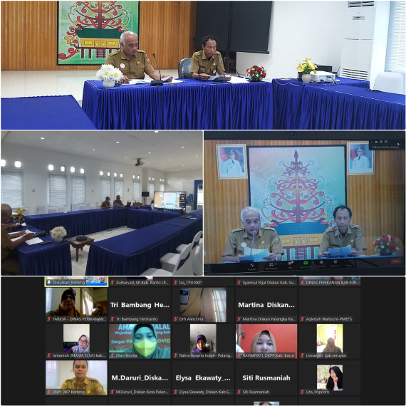 Gambar Dislutkan Prov. Kalteng Gelar Rakor Pemasaran Produk Hasil Perikanan