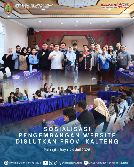 Gambar Sosialisasi Pengembangan Website Dislutkan Prov. Kalteng