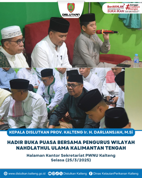 Gambar Kepala Dislutkan Prov. Kalteng Ir. H. Darliansjah, M.Si hadir Buka Puasa Bersama Pengurus Wilayah Nahdlatul Ulama (PWNU) Kalteng
