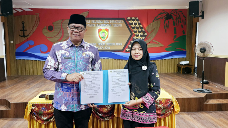 Gambar Serah Terima Jabatan Pimpinan Tinggi Pratama di Dinas Kelautan dan Perikanan Prov. Kalteng