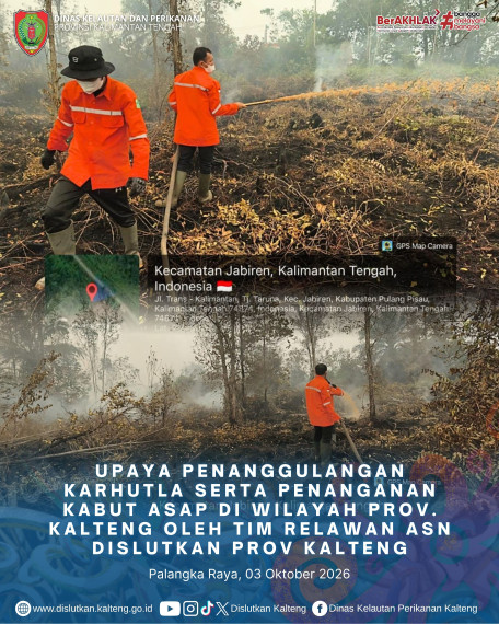 Gambar ASN DISLUTKAN KALTENG PEDULI KARHUTLA 03 Oktober 2026