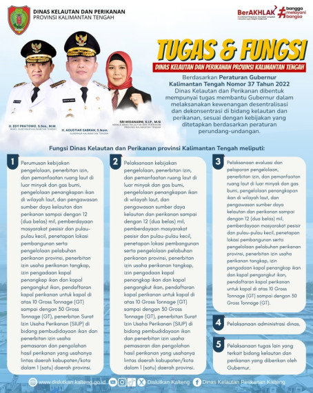 Gambar Tugas Pokok dan Fungsi Dislutkan Prov. Kalteng