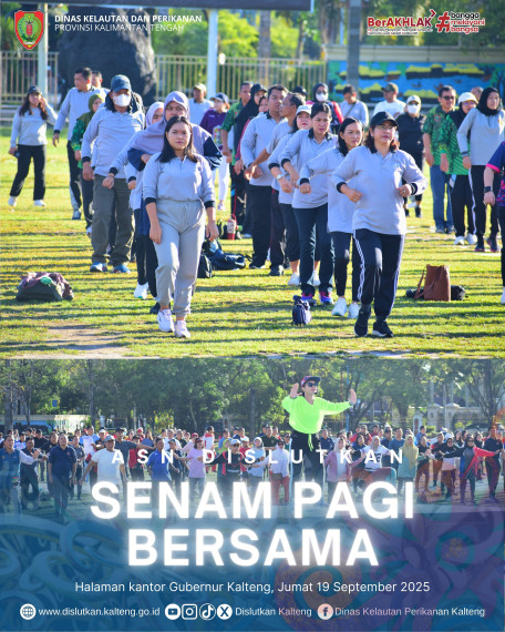 Gambar ASN DISLUTKAN SENAM BERSAMA KANTOR GUBERNUR KALTENG