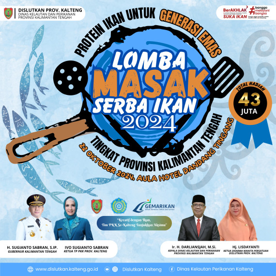 Gambar H-1 Menuju Lomba Masak Serba Ikan Tingkat Prov. Kalteng Tahun 2024
