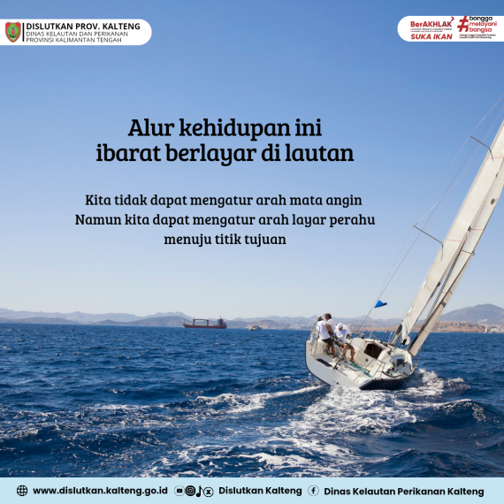 Gambar Alur kehidupan ibarat berlayar di lautan