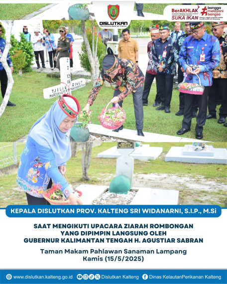 Gambar Upacara Ziarah Rombongan bertempat di Taman Makam Pahlawan Sanaman Lampang