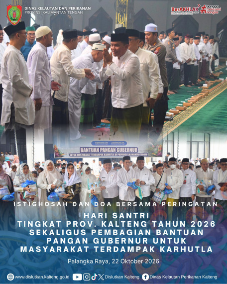 Gambar ISTIGHOSAH DAN DOA BERSAMA PERINGATAN HARI SANTRI TINGKAT PROVINSI KALIMANTAN TENGAH TAHUN 2026, Kamis (22/10/2026)