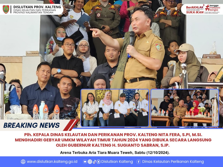 Gambar Dislutkan Prov. Kalteng Ikuti Gebyar UMKM Wilayah Timur Tahun 2024 di Kabupaten Barito Utara