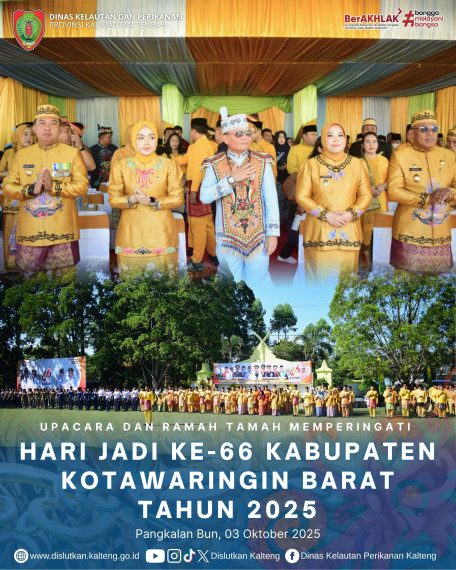 Gambar Kepala Dislutkan Ikuti Upacara dan Ramah Tamah Memperingati Hari Jadi Ke-66 Kabupaten Kotawaringin Barat
