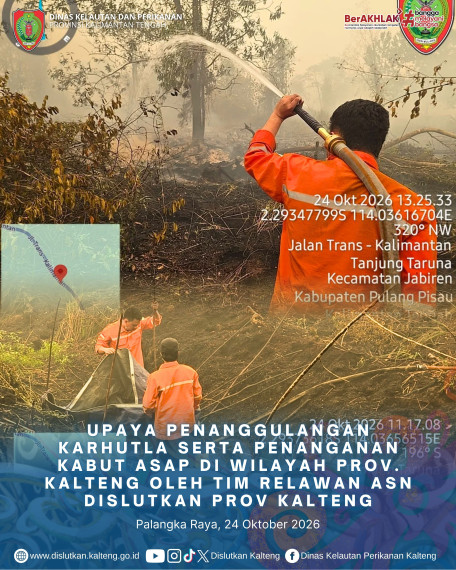 Gambar ASN DISLUTKAN KALTENG PEDULI KARHUTLA 24 Oktober 2026