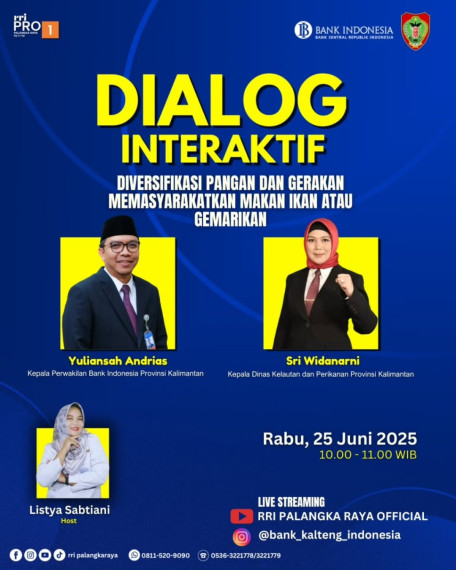 Gambar Live Podcast Bersama Kepala Dislutkan Prov. Kalteng "Diversifikasi Pangan dan Gerakan Memasyarakatkan Makan IKan (GEMARIKAN)"